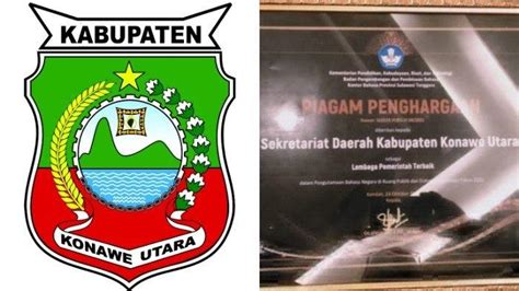 Pemda Konawe Utara Terima Anugerah Kawistara, Kategori Pengutamaan Bahasa Indonesia di Ruang ...