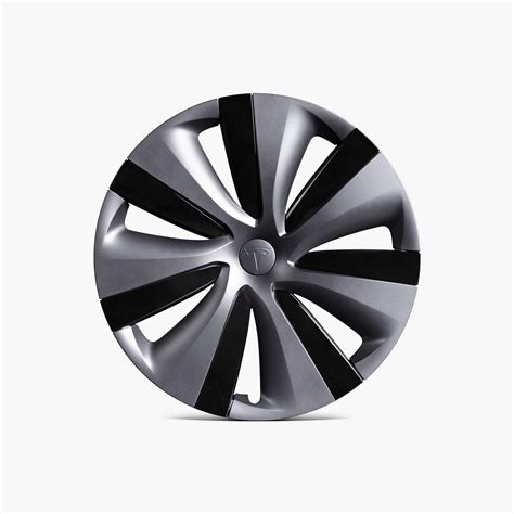 Hub cap wheel covers for Tesla Model S 19" silver slipstream wheels ...