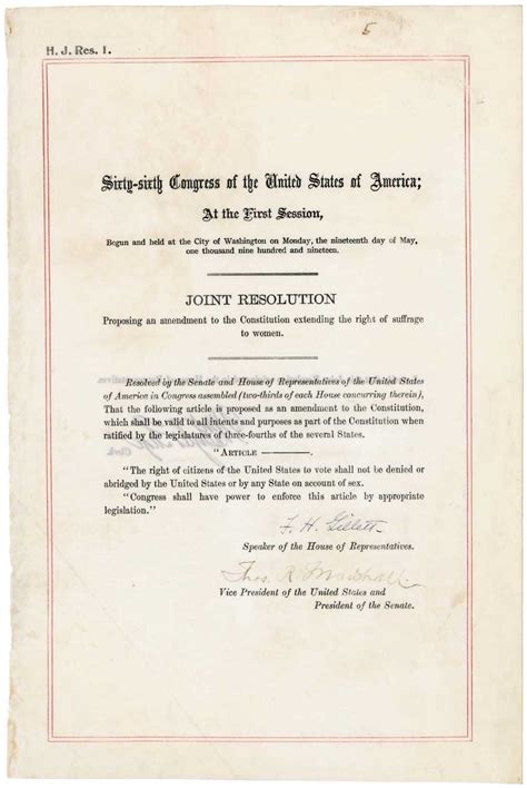 This Week in 19th Amendment History: The Ratification of the 19th Amendment