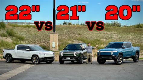 Rivian R1T Wheel Consumption Test! 20" All-Terrain vs 21" Road vs 22 ...