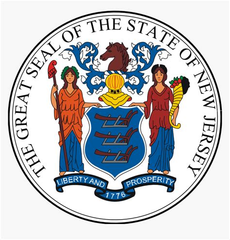 New Jersey State Seal - New Jersey State Seal Png, Transparent Png ...