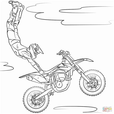 Dirt Bike Coloring Pages at GetColorings.com | Free printable colorings ...