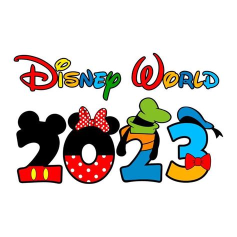 Disney World 2023 Mickey Friend SVG Graphic Designs Files - Inspire ...