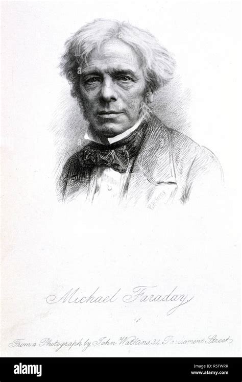 Michael Faraday (1791-1867). English chemist and physicist. Portrait. Michael Faraday, second ...