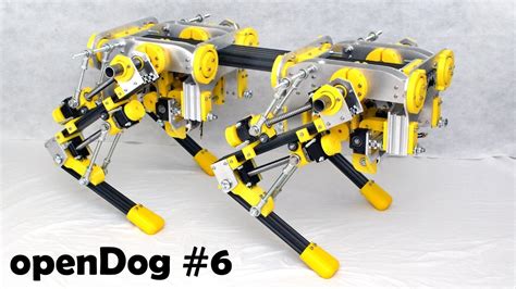 openDog Dog Robot #6 | Putting the Legs On | James Bruton - YouTube