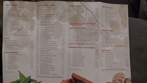 Menu at Golden Garden restaurant, Lisburn, 140 Longstone St