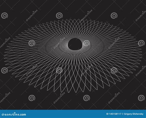 Black Hole. Abstract Vector Background Stock Vector - Illustration of ...