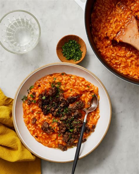 This Crispy Beef and Parmesan Baked Risotto Is Surprisingly Low ...