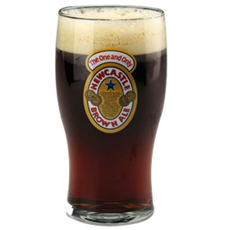 Buy Newcastle Brown Ale Pint Beer Glass in Australia - Beer Cartel