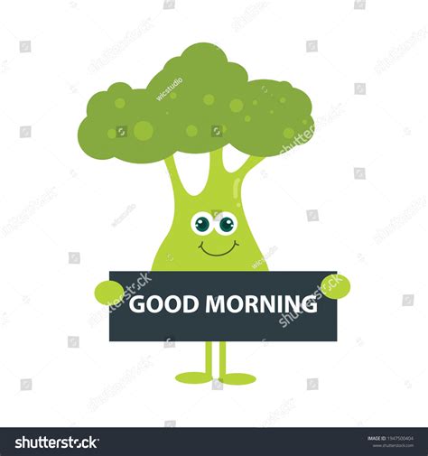 Cute Broccoli Flat Cartoon Character Vector Stock Vector (Royalty Free) 1947500404 | Shutterstock