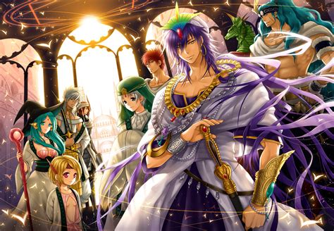 Sinbad and Allies HD Wallpaper - Magi: The Labyrinth of Magic