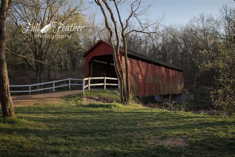 missouri covered bridges | The park has several picnic tables, bathroom ...