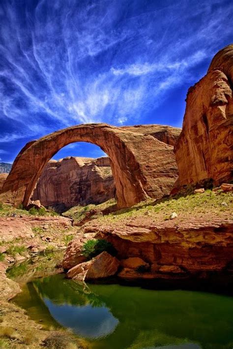 Rainbow Bridge Arch Arches Nationalpark, Yellowstone Nationalpark, Paraje Natural, Natural ...