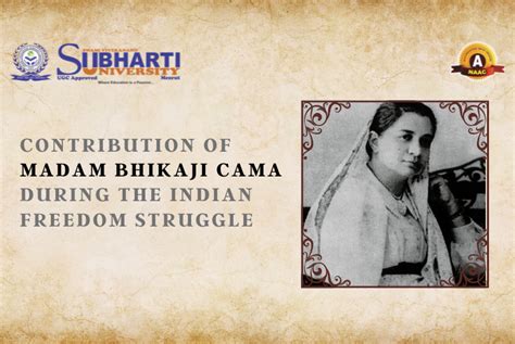 A Webinar on Contribution of Madam Bhikaji Cama During Indian Freedom ...