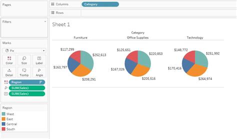 How To Make Multiple Pie Charts In Tableau | Brokeasshome.com