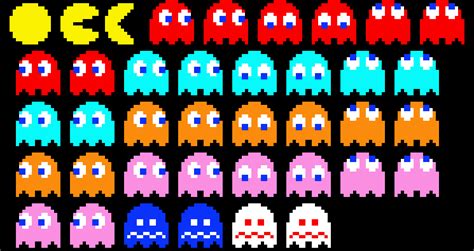 Pac Man Sprites Pixel Art Maker | Sexiz Pix