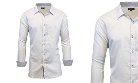 Men's Slim-Fit Button-Down Shirt | Groupon Goods