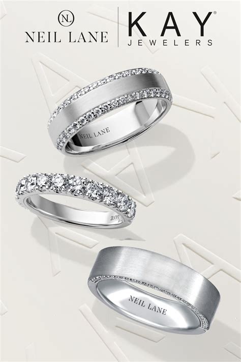 Neil Lane Wedding Bands in 2023 | Neil lane wedding bands, Silver ...