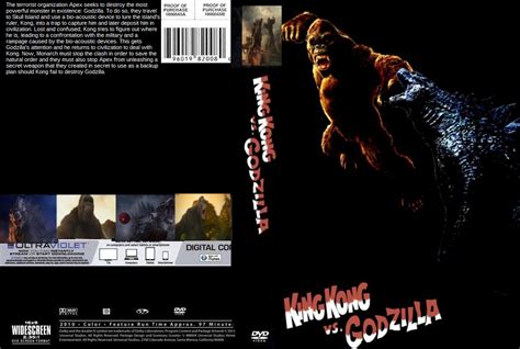 King Kong vs Godzilla DVD cover by SteveIrwinFan96 on DeviantArt