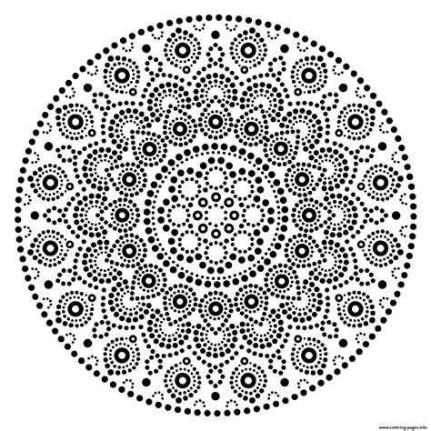 Free Printable Dot Mandala Patterns