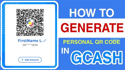 GCASH APP | How to GENERATE PERSONAL QR CODE in GCASH | Easy and Hassle Free Transaction - YouTube