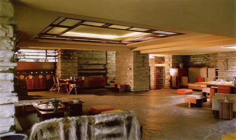 Fallingwater: Living Room | Living room with entry in backgr… | Flickr