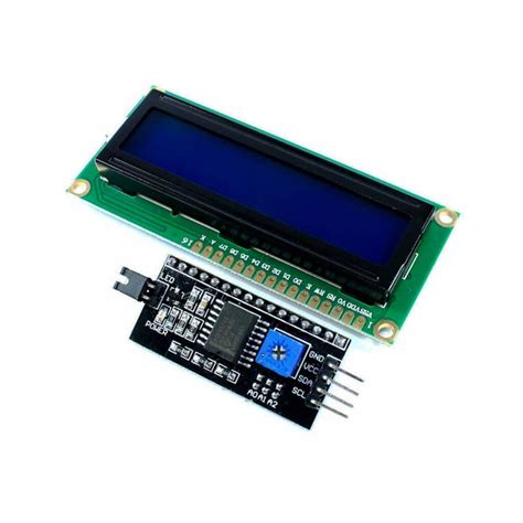 HD44780 1602 LCD Display Board with Soldered IIC I2C Module | Phipps ...