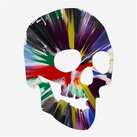 At Auction: Damien Hirst, Damien Hirst, Skull Spin Painting