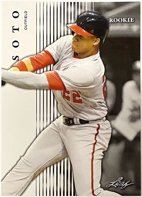 Juan Soto 2018 Leaf Washington Nationals Baseball Rookie Card - KBK Sports