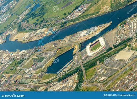 Football Stadium Aerial View Stock Photo - Image of championship, team ...