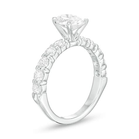 2 CT. T.W. Oval Diamond Engagement Ring in 14K White Gold | From This Moment | Collections | Zales