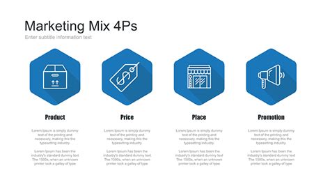 4Ps of Marketing Mix PPT Blank Template - Free Download