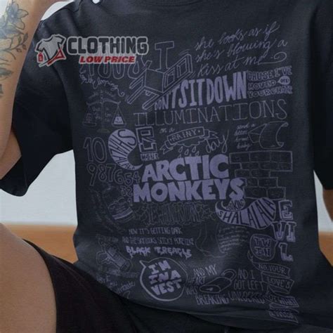 Arctic Monkeys Album Tracklist Tour 2023 Merch Arctic Monkeys Music Band Shirt Arctic Monkeys ...