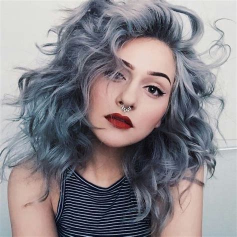 21 Pinterest Looks That Will Convince You to Dye Your Hair Grey | Hair styles, Hair color pastel ...