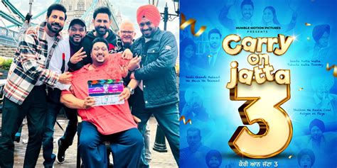 Carry On Jatta 3: Gippy Grewal, Sonam Bajwa Starrer First Look Revealed | Punjabi Mania