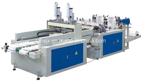 Automatic Double Line T-Shirt Bag Cutting Machine (HSRQ-450X2) - China ...