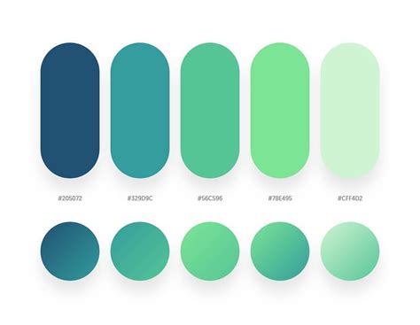 32 Beautiful Color Palettes With Their Corresponding Gradient Palettes | Flat color palette, Ui ...