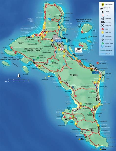 Map of Mahe | Seychelles islands, Island map, Seychelles