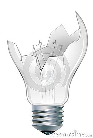 Broken-down Light Bulb Stock Image - Image: 21064711