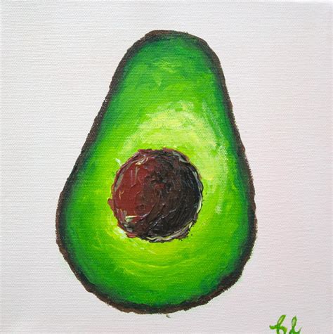 Avocado Painting by Britta Loucas - Fine Art America
