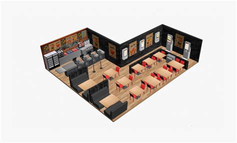 Restaurant Floor Plan Design 3d - House Design Ideas