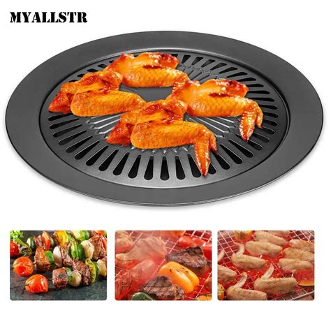 Barbecue Grill Rack Outdoor As Barbecue Round Picture Non stick Kitchen ...