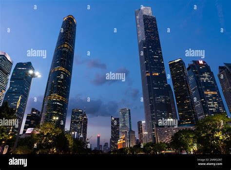 Guangzhou city at night Stock Photo - Alamy