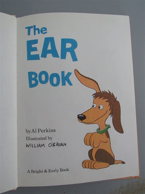 The Ear Book by Al Perkins 1968 Free Shipping | Etsy