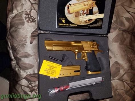 Gold Desert Eagle 50 cal in indianapolis, Indiana gun classifieds -gunlistings.org