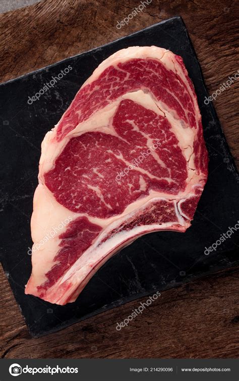 Aged Beef Steak Cut Table Stock Photo by ©neillangan 214290096