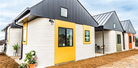3D-printed houses completed for Austin’s homeless population