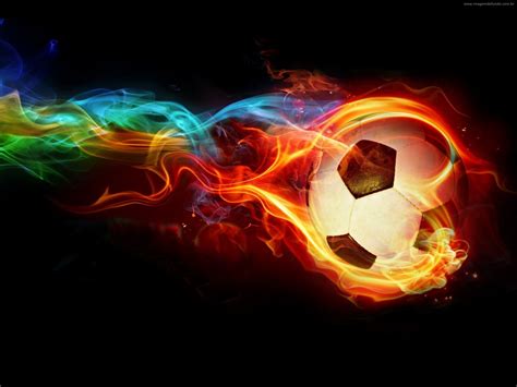 Neon Fire Soccer Ball wallpapers HD free - 294721 | Soccer ball, Soccer ...