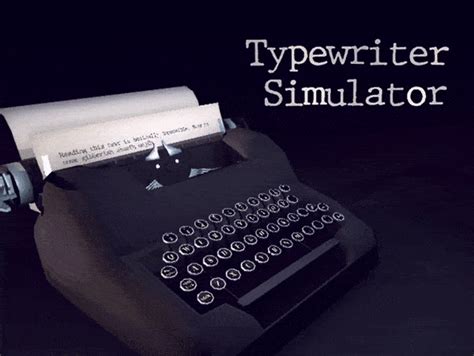 Typewriter Simulator by papercookies, ViktorRKraus