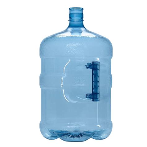 5 Gallon PET Plastic Crown Top Water Bottle - Blue Dot Water